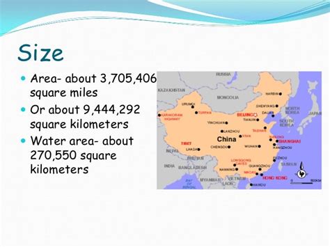 what is the area of china in square miles